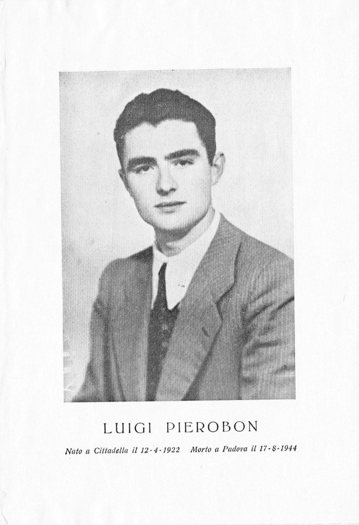 Ricordo funebre di Luigi Pierobon